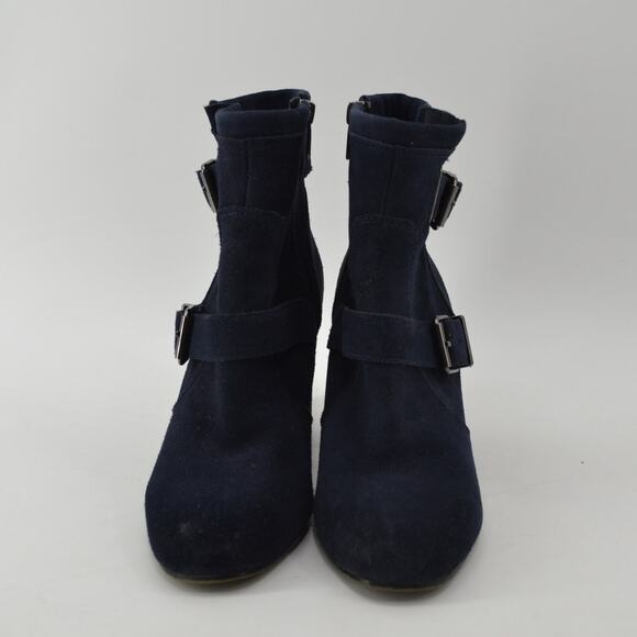 Vince Camuto Simlee Size 10 Womens Ankle Boots Suede Buckle - Picture 3 of 11